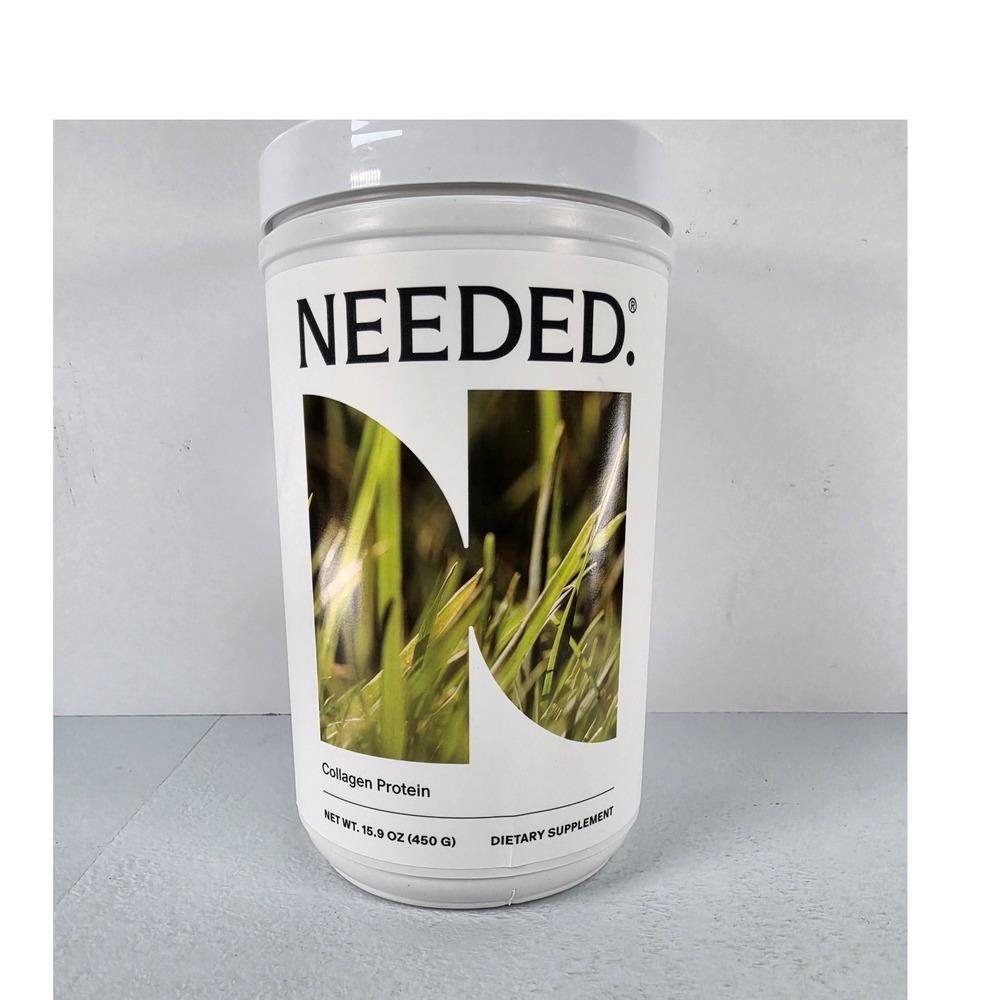 Needed Collagen Protein Powder Grass Fed Bovine Hydrolyzed Supplement 15.9oz